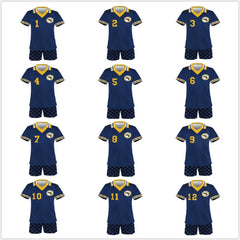 Yellowjackets 2 Uniforme d'Équipe de Soccer Cosplay Costume