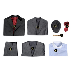 Cosplay Costume Tommy Shelby Peaky Blinders TV Cosplay Tenue Complete Homme