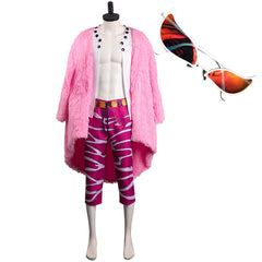 One Piece Donquixote Doflamingo Tenue Cosplay Costume Carnaval