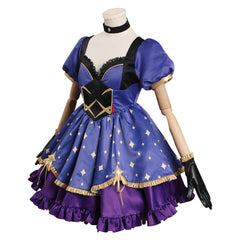 Genshin Impact Mona Sorcière Halloween Design Original Cosplay Costume -Cossky