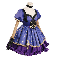 Genshin Impact Mona Sorcière Halloween Design Original Cosplay Costume -Cossky