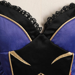 Genshin Impact Mona Sorcière Halloween Design Original Cosplay Costume -Cossky