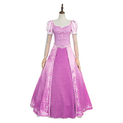 Princesse Déguisement Raiponce Robe Cosplay Costume