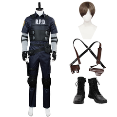 Resident Evil 2 Remake Leon Scott Kennedy Cosplay Costume