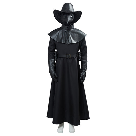 Enfant Plague Doctor Médiéval Cosplay Costume Halloween Carnival