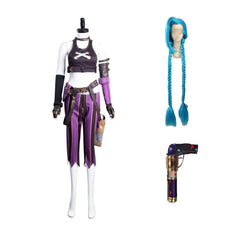 League of Legends Arcane LoL Jinx Cosplay Costume