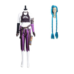 League of Legends Arcane LoL Jinx Cosplay Costume