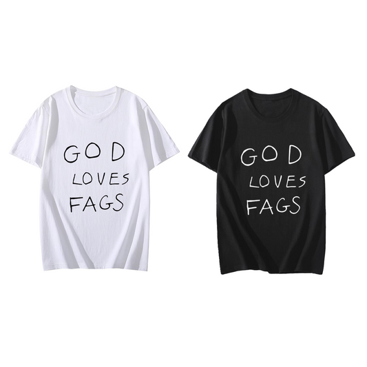 Shameless Ian Gallagher T-shirt Imprimé Blanc/Noir Cosplay Costume