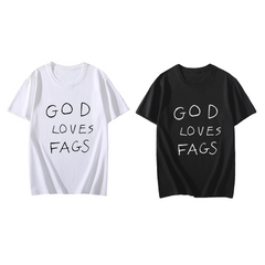 Shameless Ian Gallagher T-shirt Imprimé Blanc/Noir Cosplay Costume