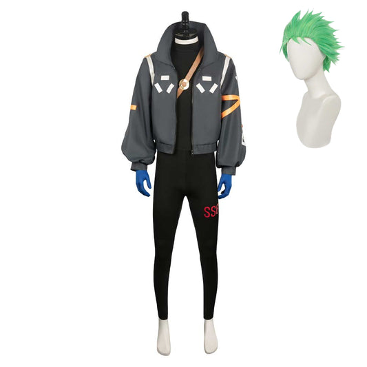 One Piece Egghead Arc Roronoa Zoro Tenue Noire Cosplay Costume