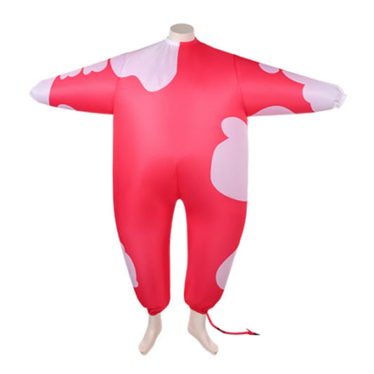 Cosplay Costume Blitz Hazbin Hotel TV Cosplay Combinaison Gonflable Rouge et Blanche Adulte