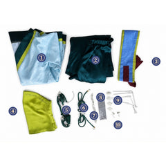 Cosplay Costume Maomao The Apothecary Diaries 3(2026) Anime Cosplay Robe Verte et Bleue Femme