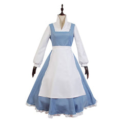 La Belle et La Bête 1991 Belle Robe et Tablier Cosplay Costume