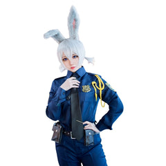 Zootopie Lapin Judy Uniforme de Police Cosplay Costume