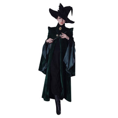 Adulte Harry Potter Professeur Minerva McGonagall Robe Cosplay Costume
