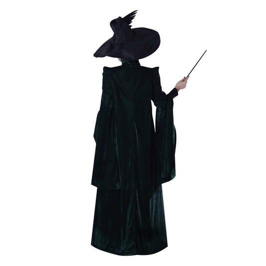Adulte Harry Potter Professeur Minerva McGonagall Robe Cosplay Costume