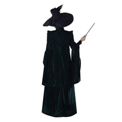 Adulte Harry Potter Professeur Minerva McGonagall Robe Cosplay Costume