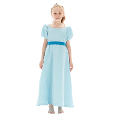 Enfant&Femme Peter Pan Wendy Darling Robe Cosplay Costume