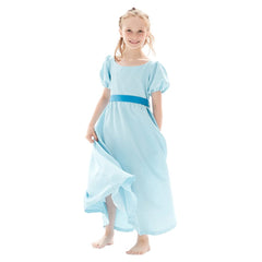 Fille Enfant Peter Pan Wendy Darling Robe Costume