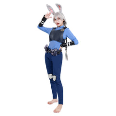 Femme Zootopia Judy Sans Perruque Cosplay Costume