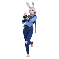 Femme Zootopia Judy Sans Perruque Cosplay Costume