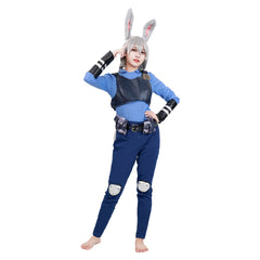 Femme Zootopia Judy Sans Perruque Cosplay Costume