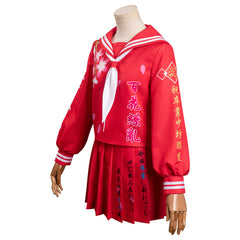 Adulte Japonais Bosozoku To kkou Fuku Robe Rouge Cosplay Costume