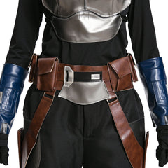 Mando 3 Bo-Katan Kryze Noir Femme Uniform Cosplay Costume