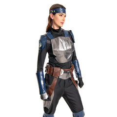 Mando 3 Bo-Katan Kryze Noir Femme Uniform Cosplay Costume