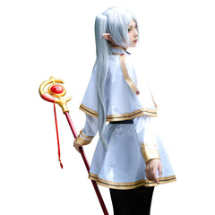 Sousou no Frieren - Beyond Journey's End Frieren Femme Blanc Robe Cosplay Costume