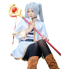 Sousou no Frieren - Beyond Journey's End Frieren Femme Blanc Robe Cosplay Costume