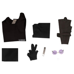 Toraigan Vash The Stampede Uniforme Noir Cosplay Costume