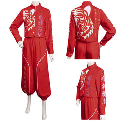 Adulte Japonais Bosozoku To kkou Fuku Tenue Rouge Cosplay Costume