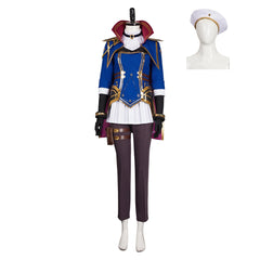 Arcane: League Of Legends Saison 2(2024) Caitlyn Tenue Complète Cosplay Costume Ver.2