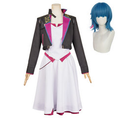 Adulte Arcane: League of Legends Saison 2(2024) Powder/Jinx Robe Blanche Cosplay Costume