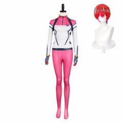 Mobile Suit Gundam GQuuuuuuX(2025) Amate Yuzuriha Pilot Combinaison Rose Cosplay Costume
