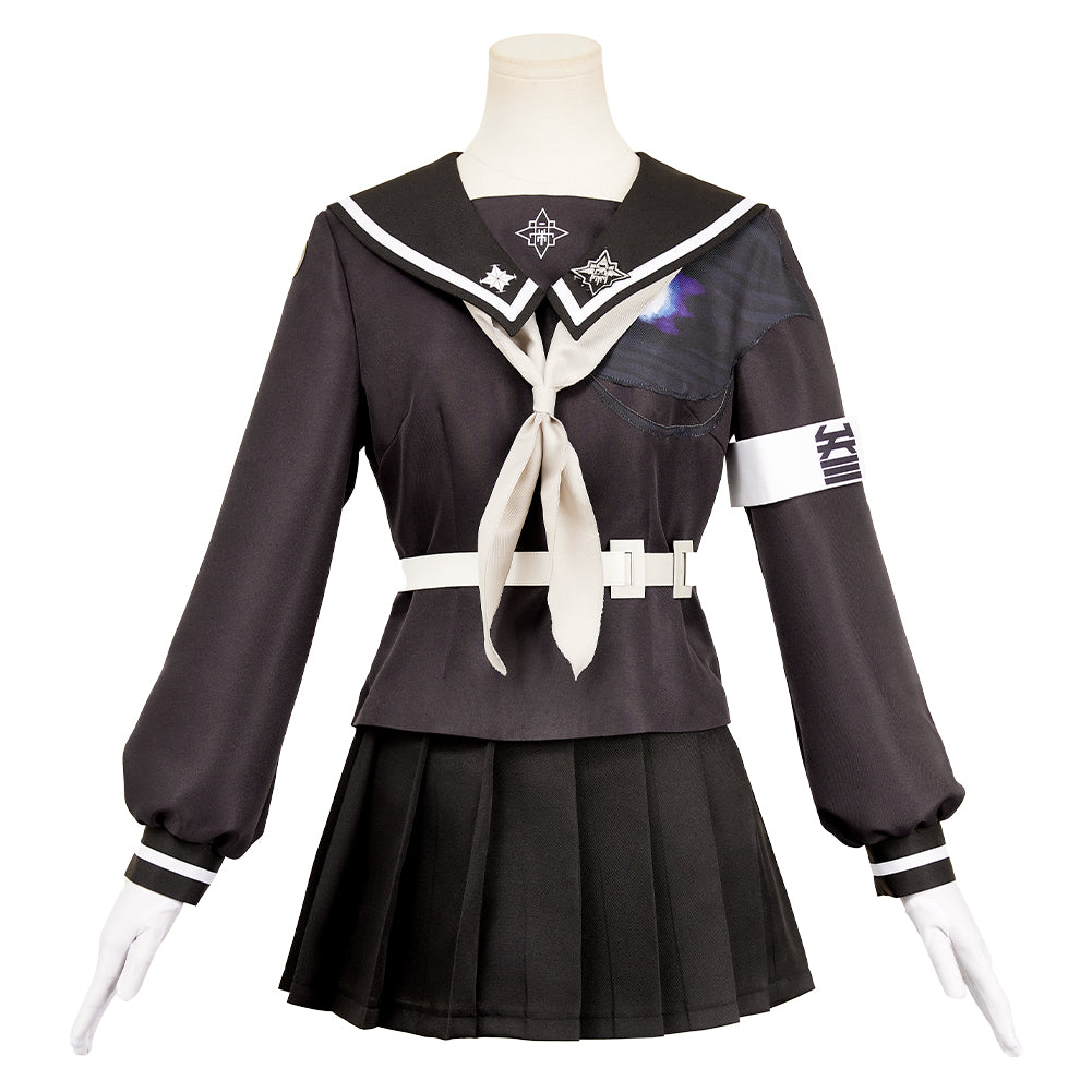 The Hundred Line: Last Defense Academy(2025) Tsukumo Kako Tenue Noire Cosplay Costume