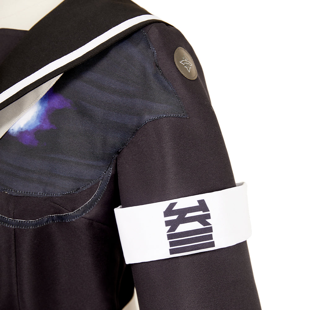 The Hundred Line: Last Defense Academy(2025) Tsukumo Kako Tenue Noire Cosplay Costume 12