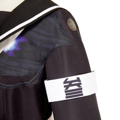 The Hundred Line: Last Defense Academy(2025) Tsukumo Kako Tenue Noire Cosplay Costume 12