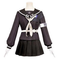 The Hundred Line: Last Defense Academy(2025) Tsukumo Kako Tenue Noire Cosplay Costume 6
