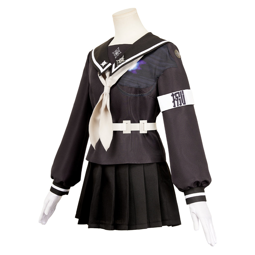 The Hundred Line: Last Defense Academy(2025) Tsukumo Kako Tenue Noire Cosplay Costume 7