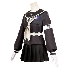 The Hundred Line: Last Defense Academy(2025) Tsukumo Kako Tenue Noire Cosplay Costume 7