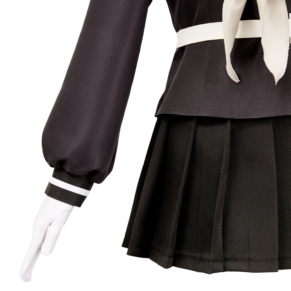 The Hundred Line: Last Defense Academy(2025) Tsukumo Kako Tenue Noire Cosplay Costume 10