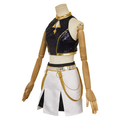 Mira Zoey Tenue à Bretelles Noir Cosplay Costume