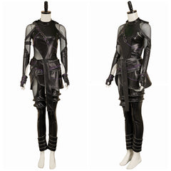 Rumi Mira Zoey Tenue Noire en Cuir Cosplay Costume