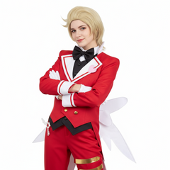 Hazbin Hotel 2(2025) Lucifer Tenue Rouge Butler Cosplay Costume