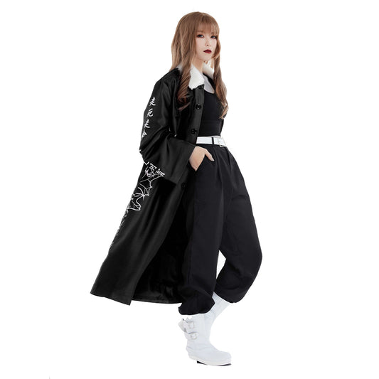 Adulte Japonais Bosozoku Kimono To kkou Fuku Noir Noël Cosplay Costume