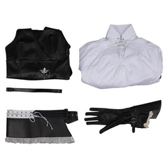 Adulte Final Fantasy XVI FF 16 Jill Warrick Tenue Noir Cosplay Costume