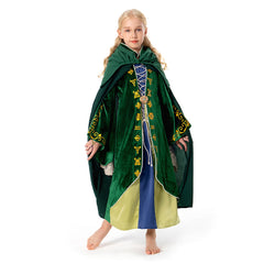 2022 Enfant Hocus Pocus 2 Winifred Sanderson Robe Cosplay Costume