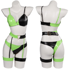 Kim Possible Shego Lingerie Cosplay Costume